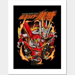 ryuki survive mode Posters and Art